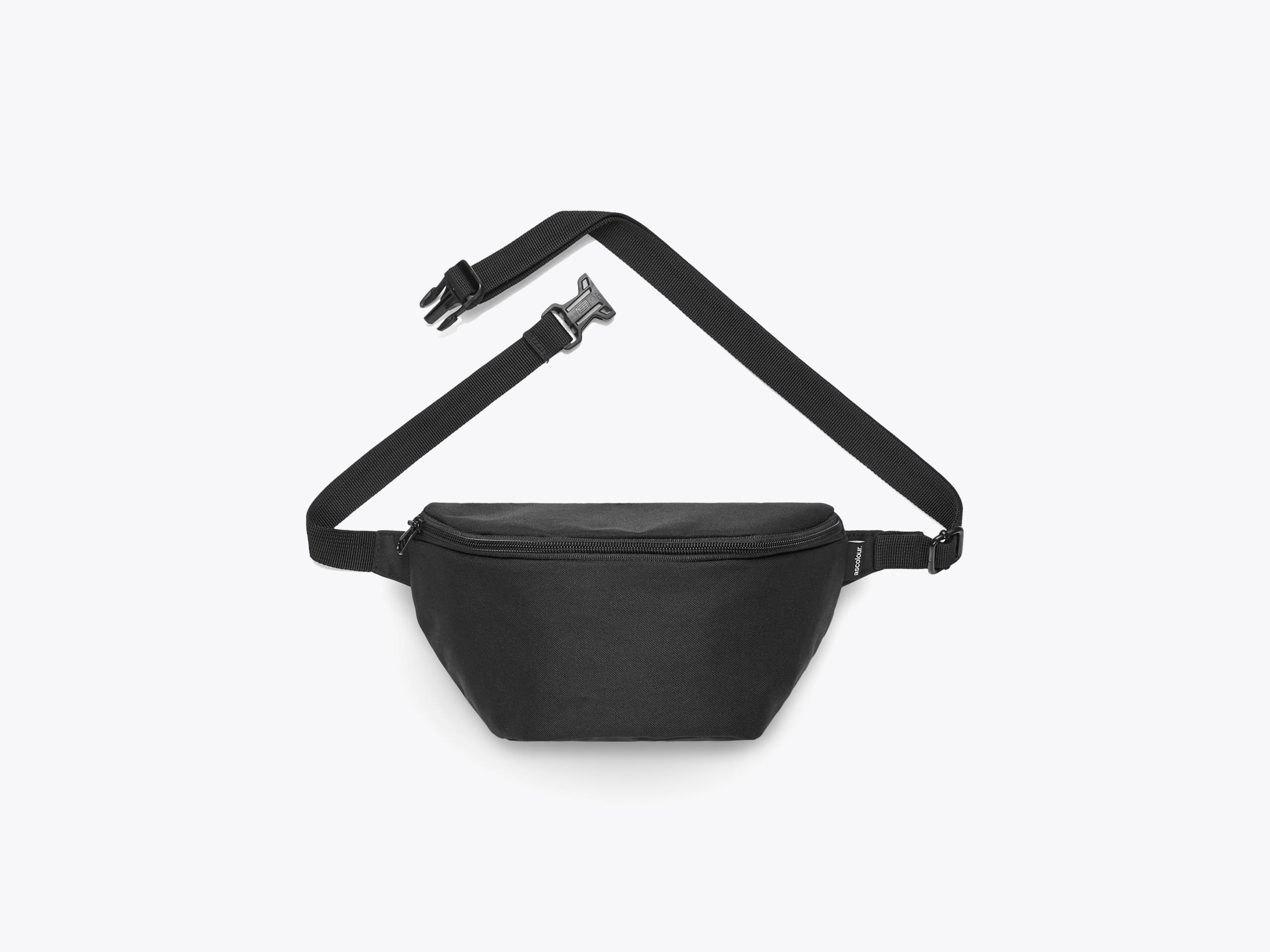 AS Colour 1014 Waist Bag in Black (size:one size fits most, view:front)