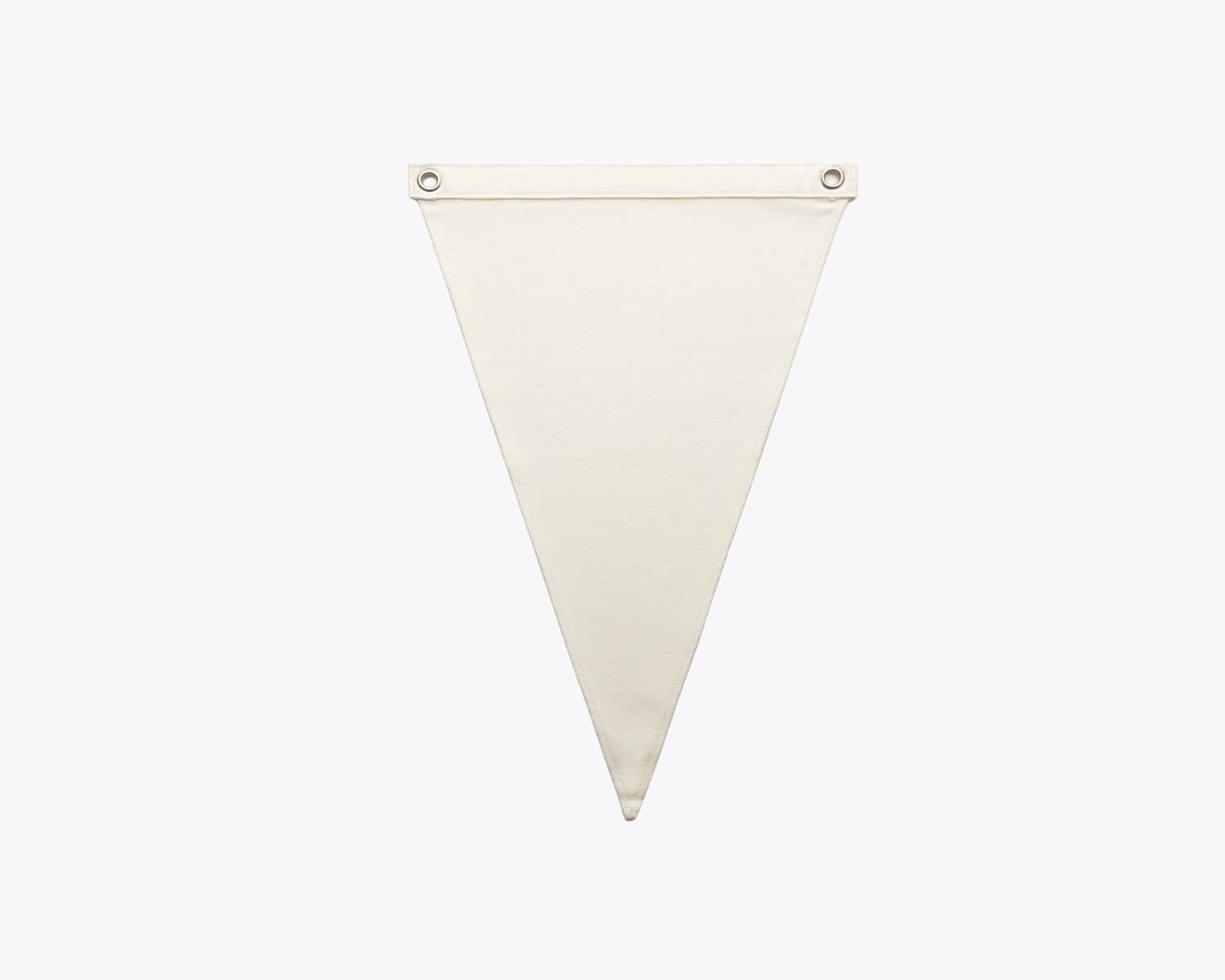 AS Colour 1513 Canvas Pennant Flag in Cream (size:one size fits most, view:front)